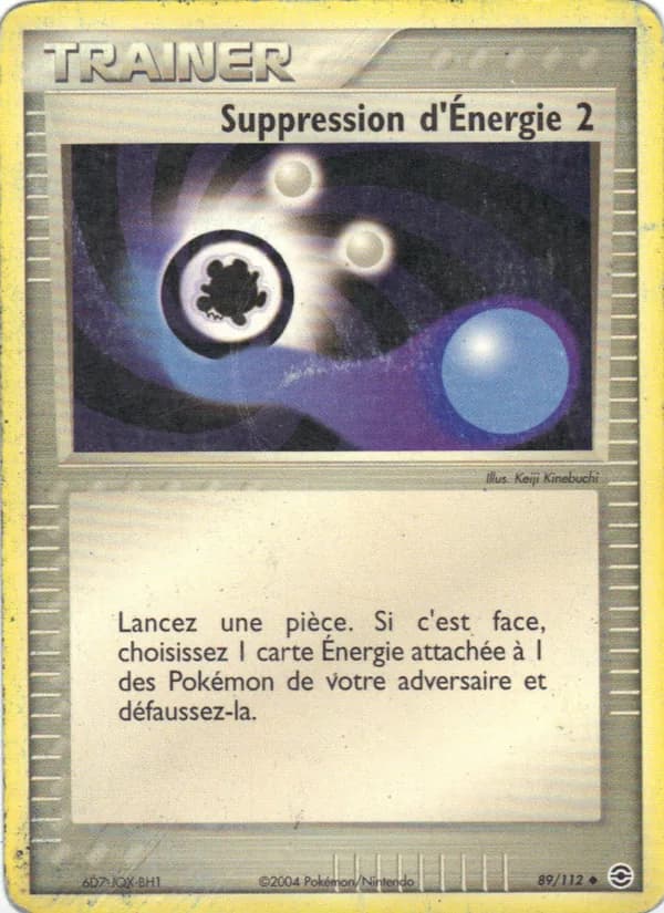 Suppression d'Énergie 2 89 — EX Rouge Feu & Vert Feuille