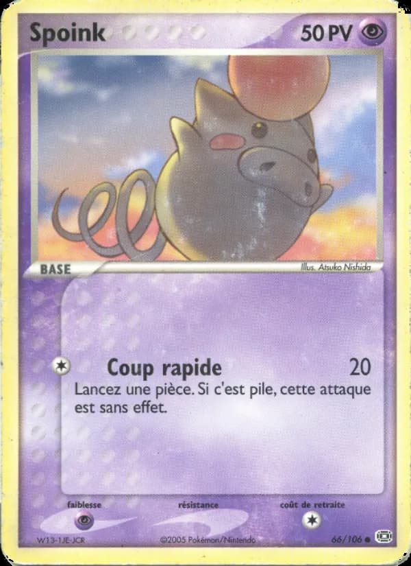 Spoink 66 — EX Émeraude