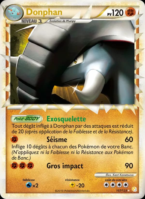 Donphan 107 — HeartGold SoulSilver