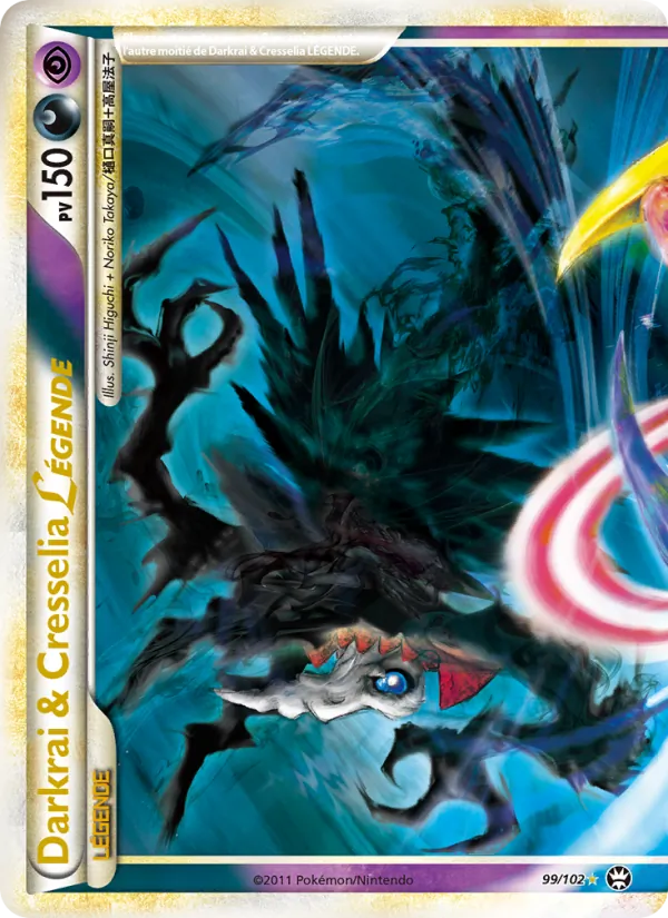 Darkrai & Cresselia LÉGENDE 99 — Triomphant