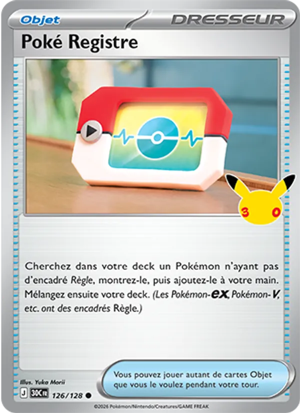 Poké Registre 126 — 30ᵉ Anniversaire