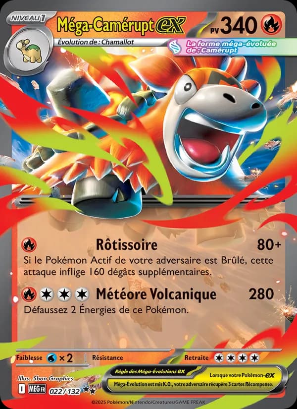 Méga-Camérupt-ex 022 — Méga-Évolution