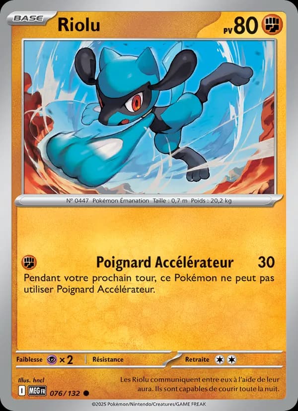 Riolu 076 — Méga-Évolution