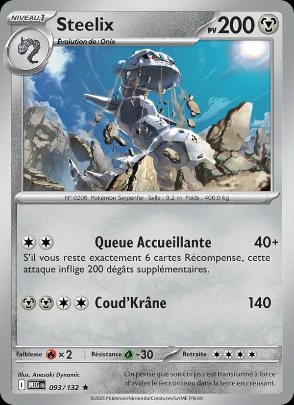 Steelix 093 — Méga-Évolution
