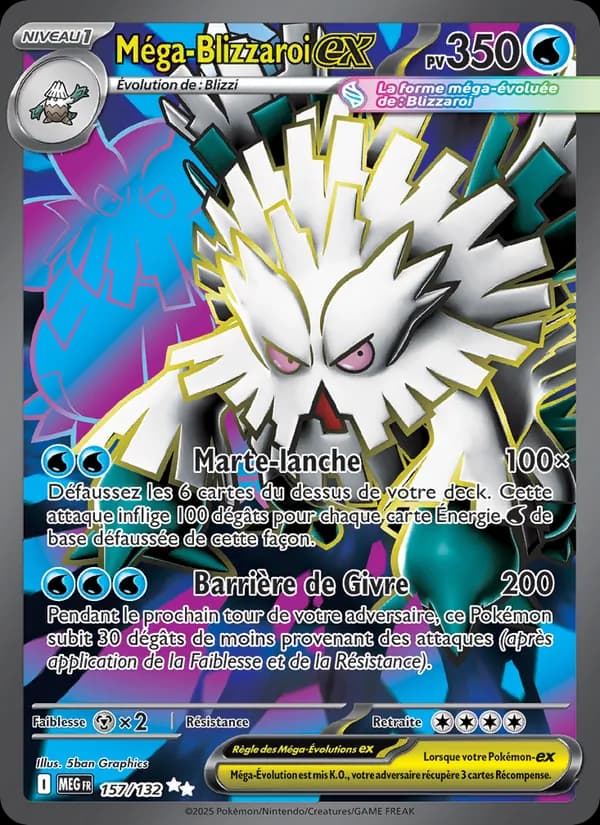 Méga-Blizzaroi-ex 157 — Méga-Évolution