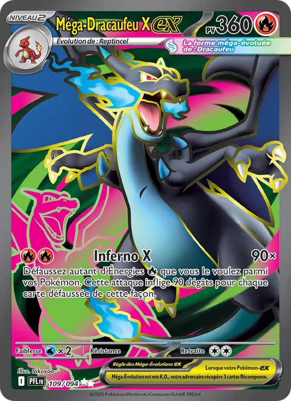 Méga-Dracaufeu X-ex 109 — Flammes Fantasmagoriques