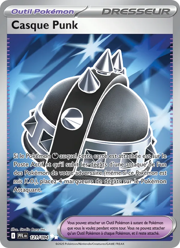 Casque Punk 121 — Flammes Fantasmagoriques