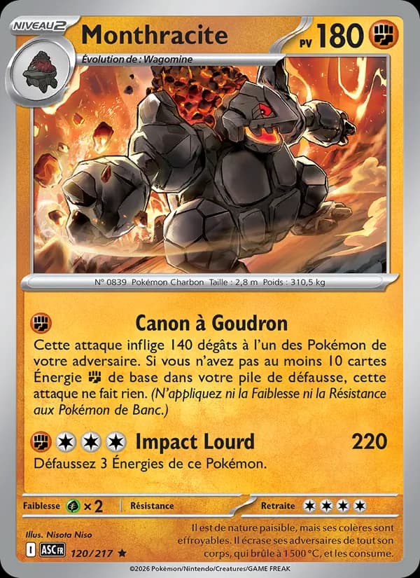 Monthracite 120 — Héros Transcendants