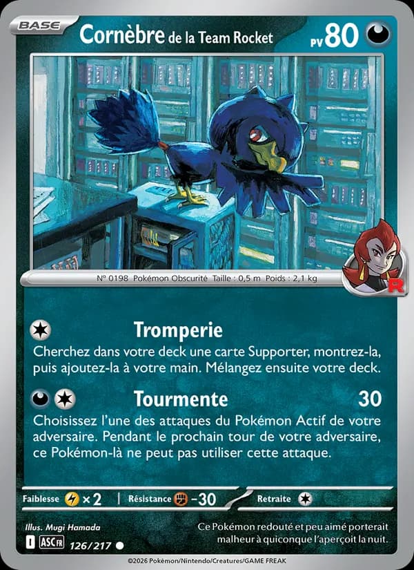 Cornèbre de la Team Rocket 126 — Héros Transcendants