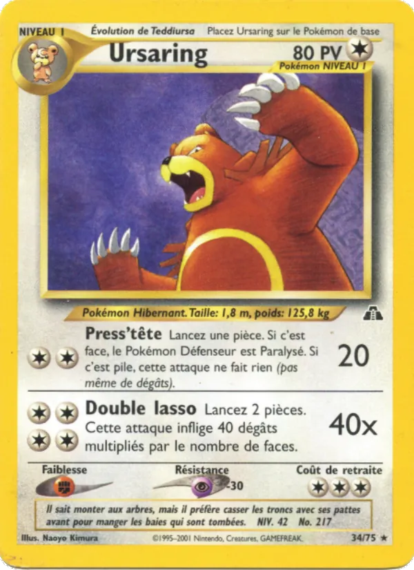 Ursaring 34 — Neo Discovery
