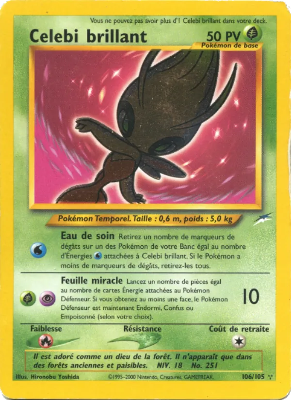 Celebi brillant 106 — Neo Destiny