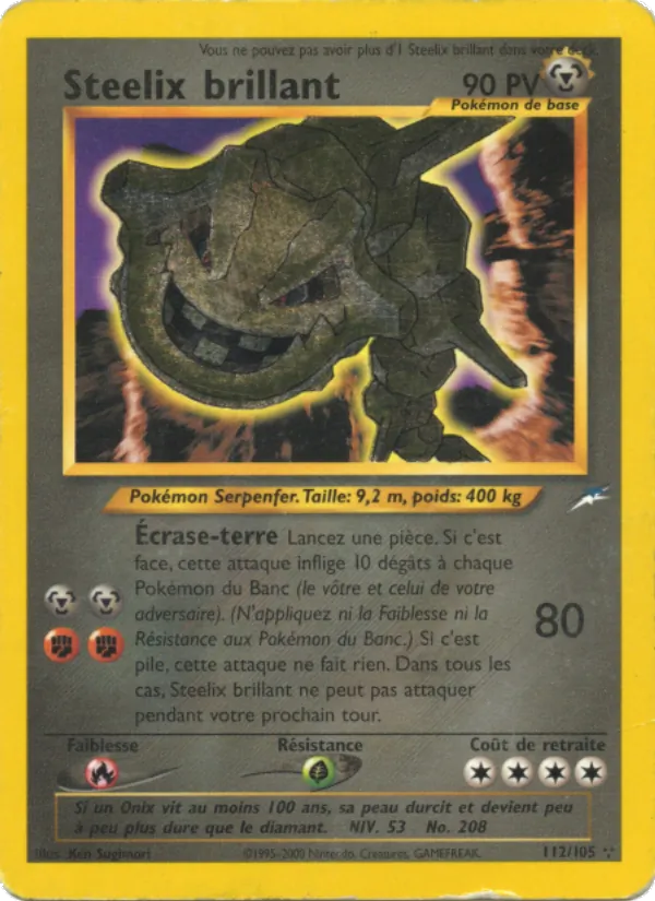 Steelix brillant 112 — Neo Destiny