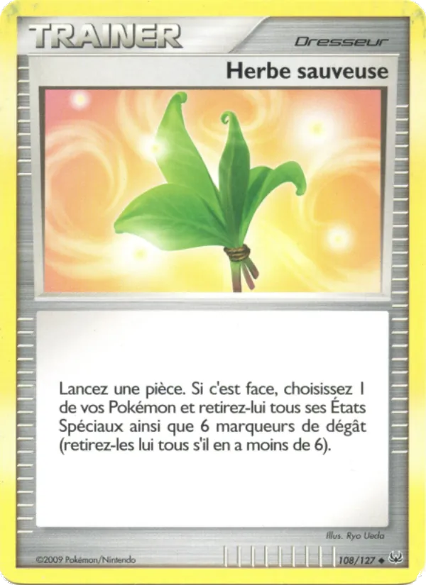 Herbe sauveuse 108 — Platine