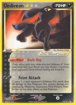 Umbreon Star 17 — POP Série 5