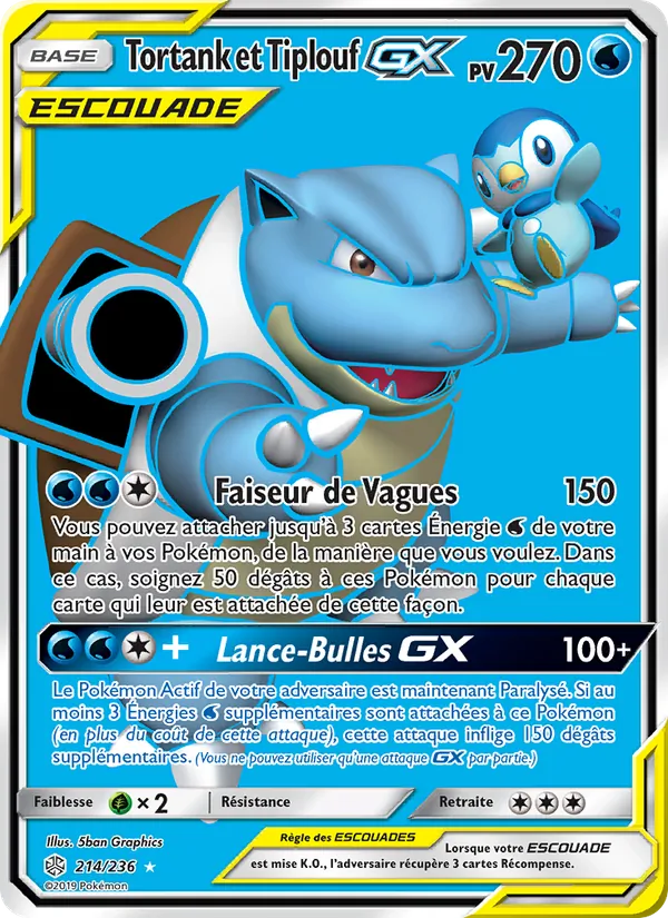 Tortank et Tiplouf GX 214 — Éclipse Cosmique