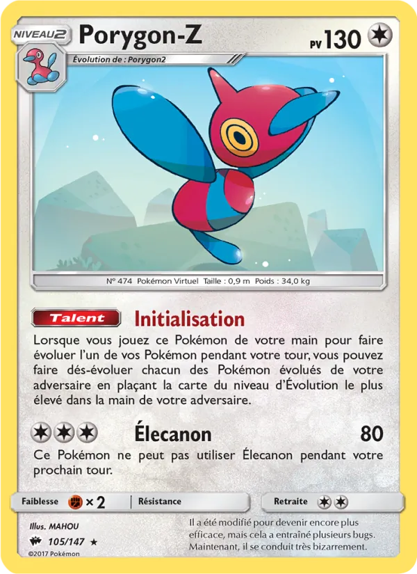 Porygon-Z 105 — Ombres Ardentes