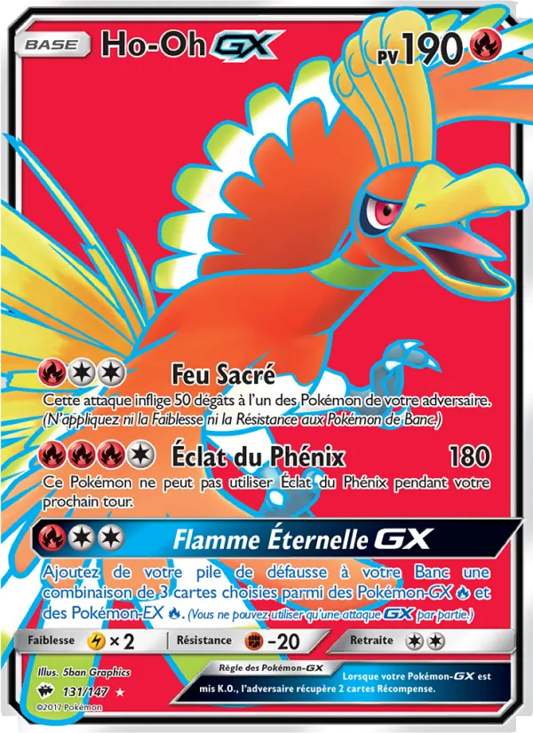Ho-Oh GX 131 — Ombres Ardentes