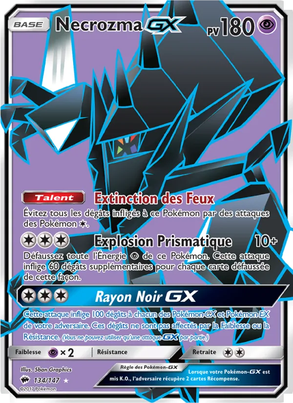 Necrozma GX 134 — Ombres Ardentes