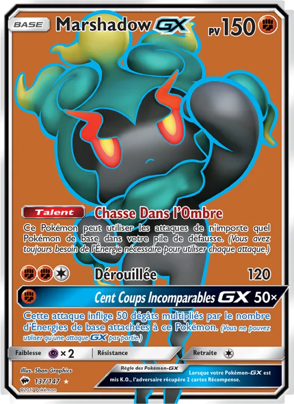 Marshadow GX 137 — Ombres Ardentes