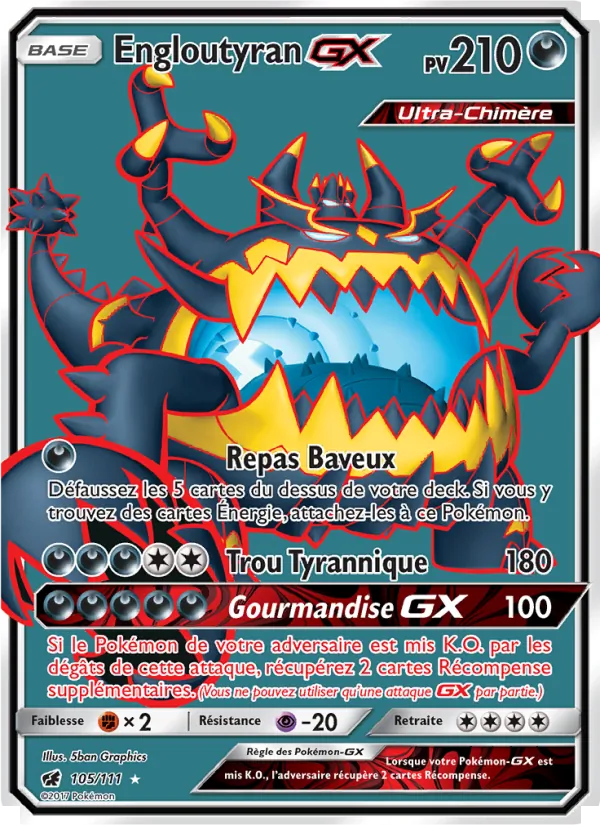 Engloutyran GX 105 — Invasion Carmin