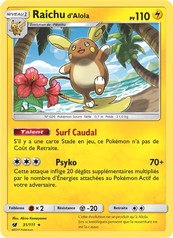 Raichu d’Alola 31 — Invasion Carmin
