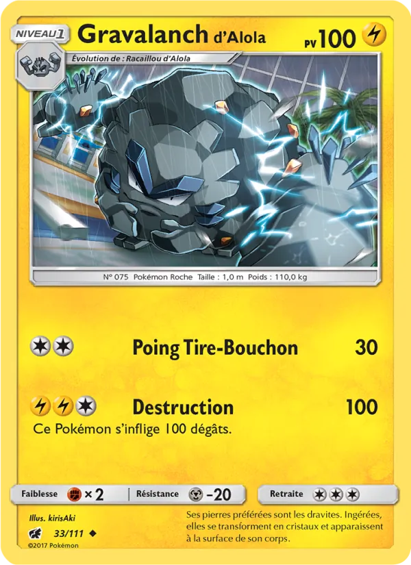 Gravalanch d’Alola 33 — Invasion Carmin