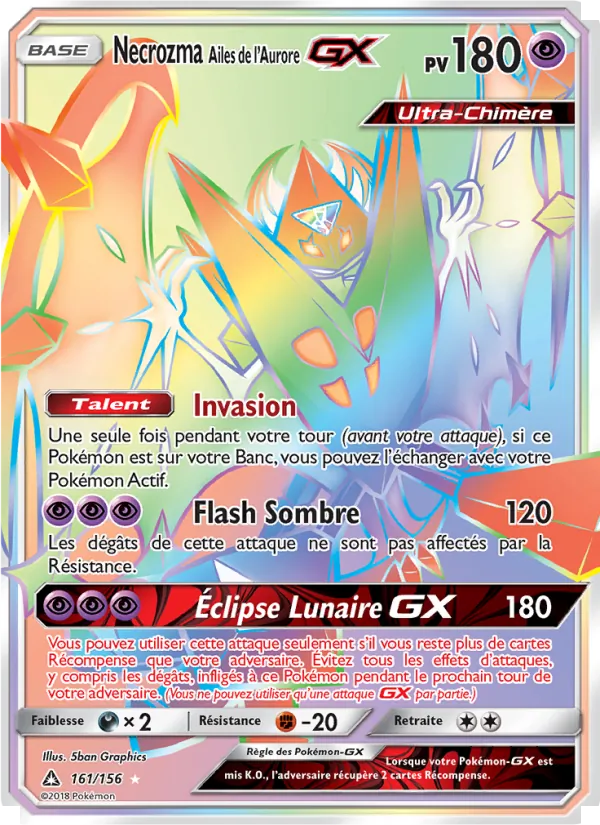 Necrozma Ailes de l’Aurore GX 161 — Ultra-Prisme