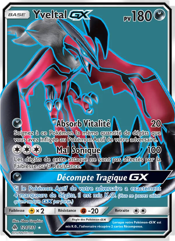 Yveltal GX 124 — Lumière Interdite