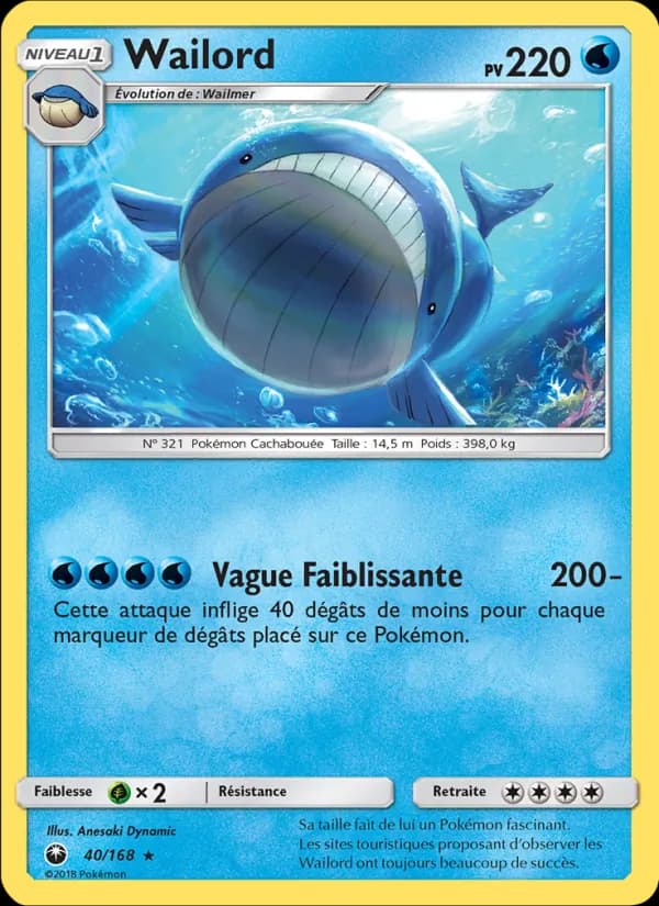 Wailord 40 — Tempête Céleste