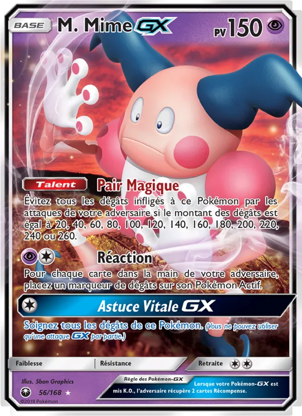 M. Mime GX 56 — Tempête Céleste