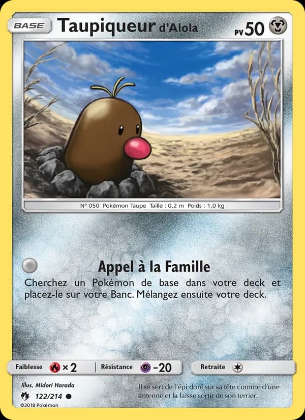 Taupiqueur d’Alola 122 — Tonnerre Perdu