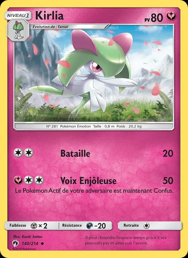 Kirlia 140 — Tonnerre Perdu