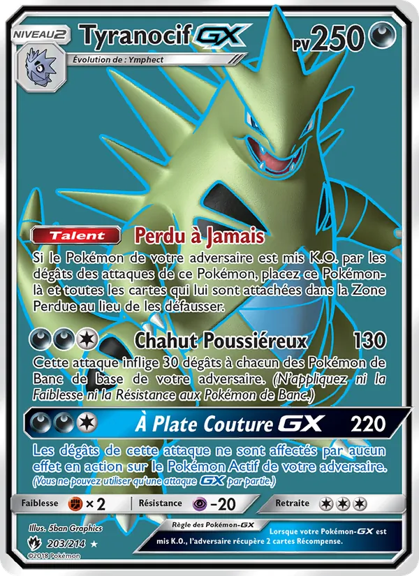 Tyranocif GX 203 — Tonnerre Perdu