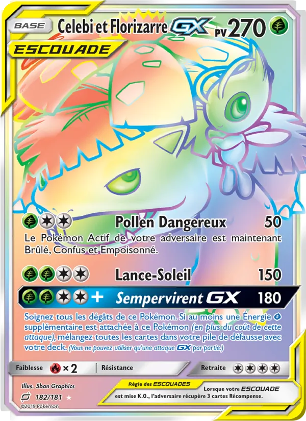 Celebi et Florizarre GX 182 — Duo de Choc
