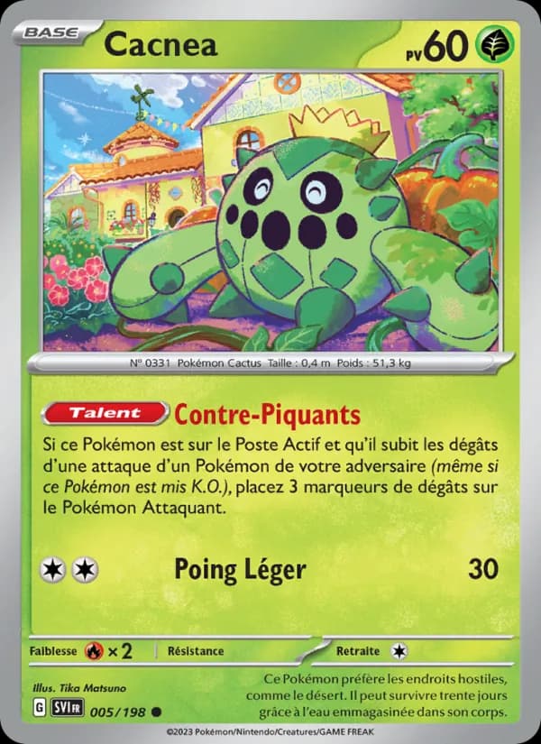 Cacnea 005 — Écarlate et Violet
