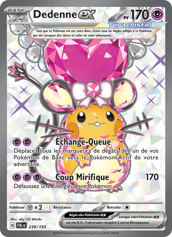 Dedenne-ex 239 — Évolutions à Paldea