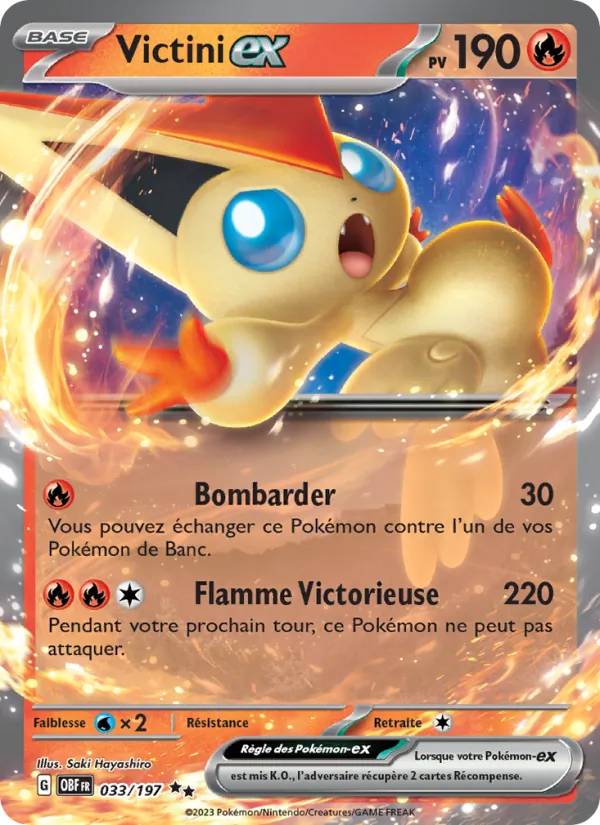 Victini-ex 033 — Flammes Obsidiennes