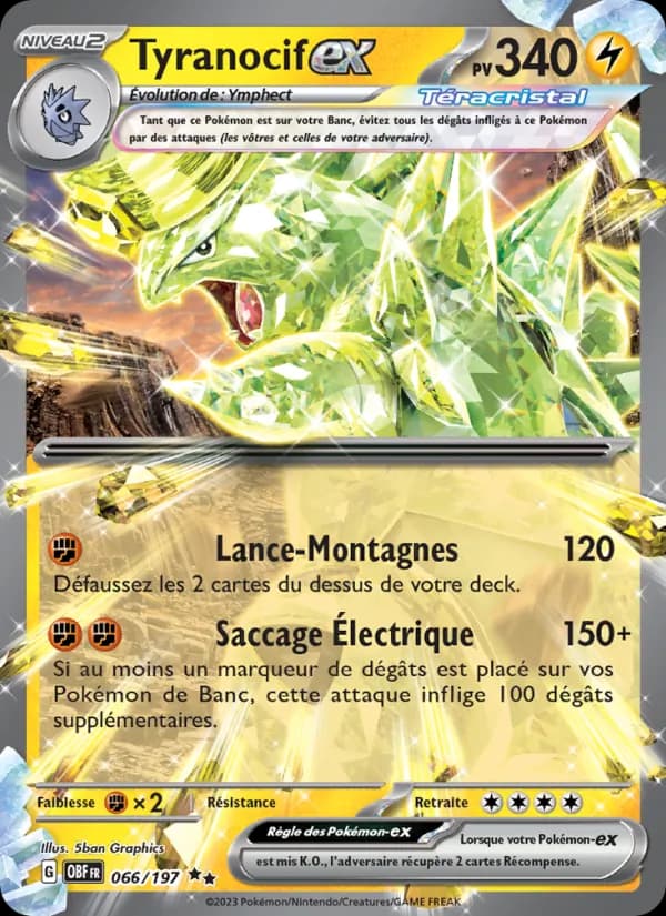Tyranocif-ex 066 — Flammes Obsidiennes