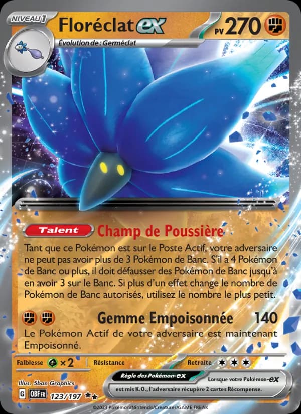 Floréclat-ex 123 — Flammes Obsidiennes