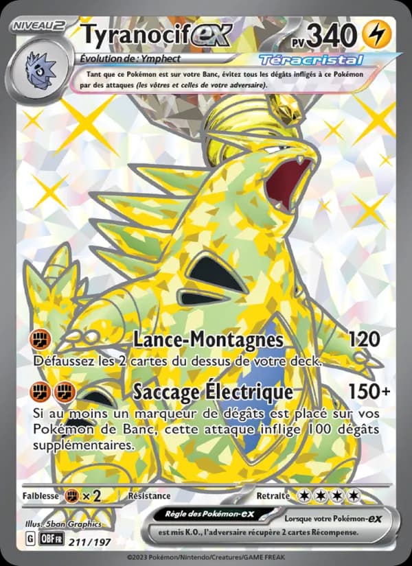 Tyranocif-ex 211 — Flammes Obsidiennes