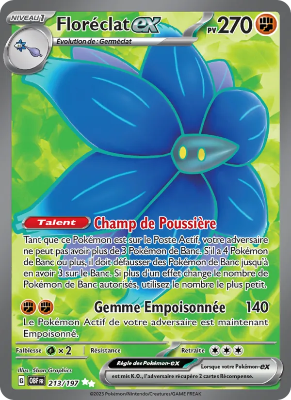 Floréclat-ex 213 — Flammes Obsidiennes