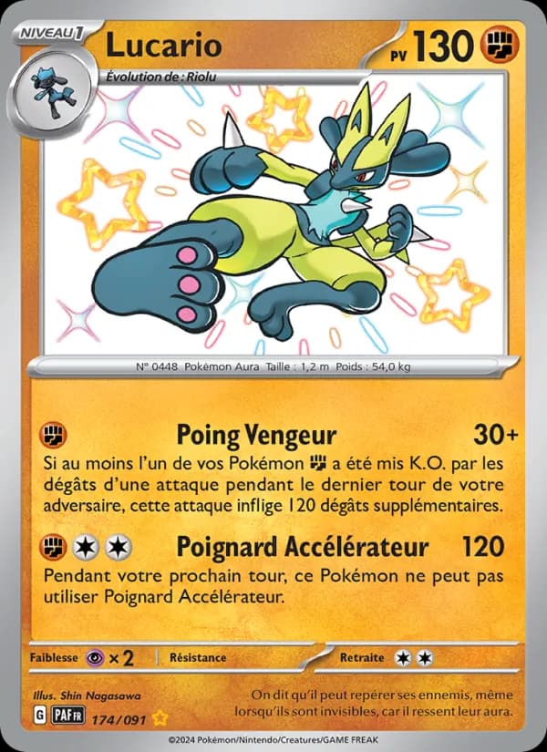 Lucario 174 — Destinées de Paldea