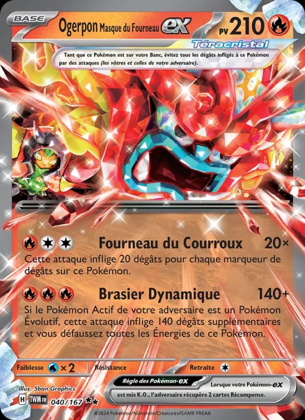 Ogerpon Masque du Fourneau-ex 040 — Mascarade Crépusculaire