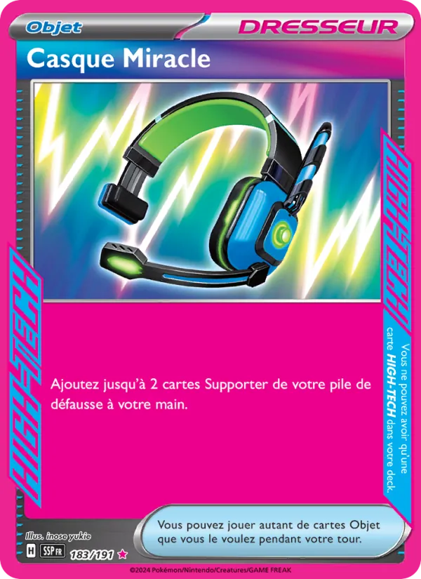 Casque Miracle 183 — Étincelles Déferlantes