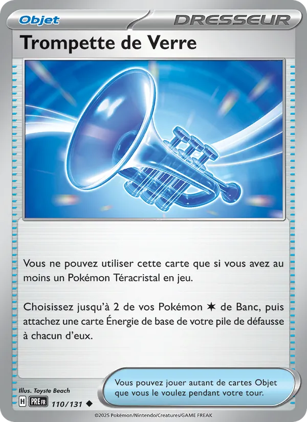Trompette de Verre 110 — Évolutions Prismatiques