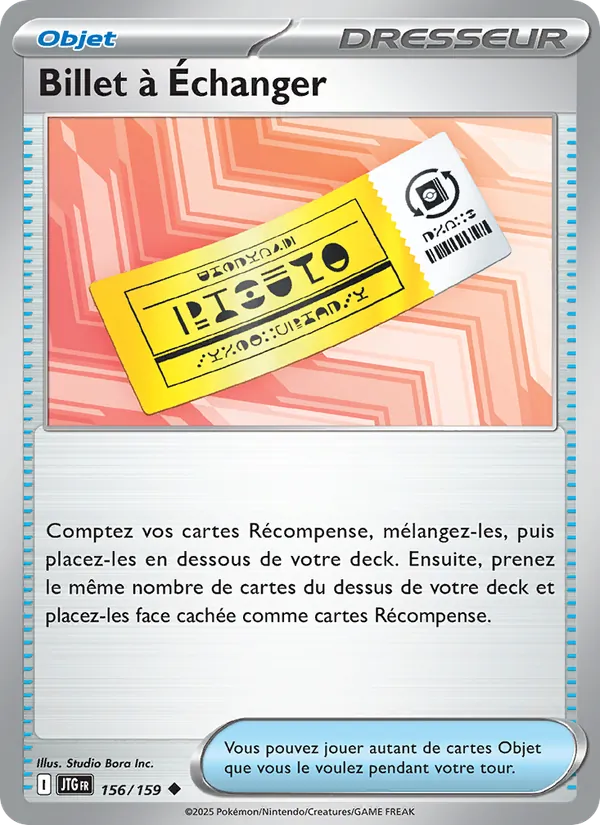 Billet à Échanger 156 — Aventures Ensemble