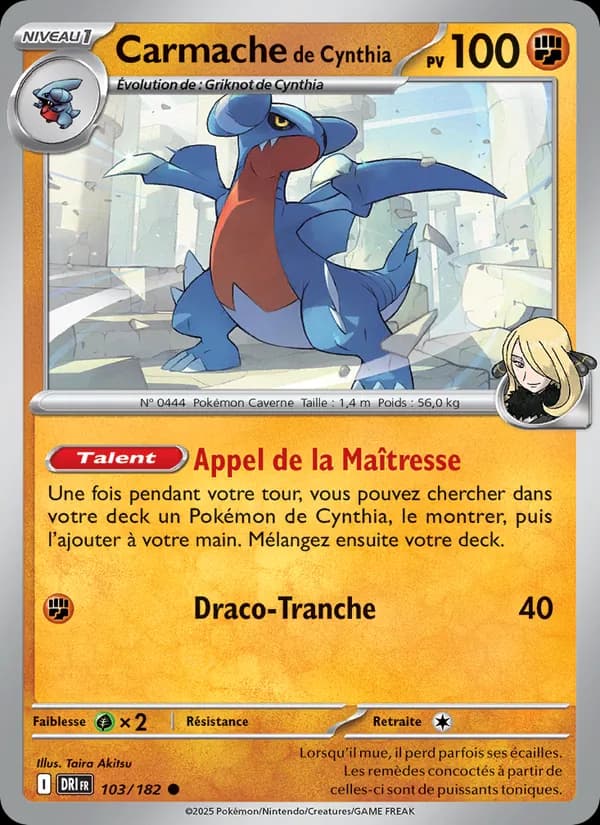 Carmache de Cynthia 103 — Rivalités Destinées