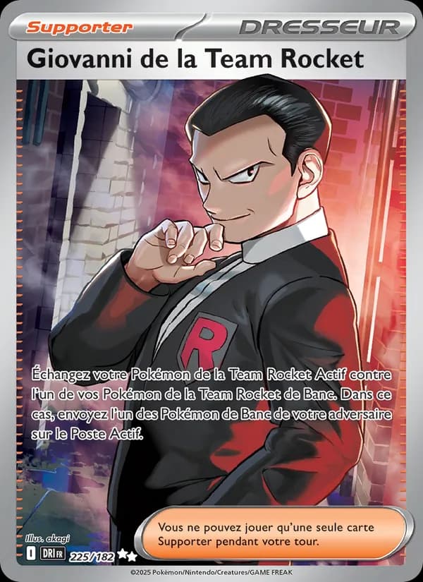Giovanni de la Team Rocket 225 — Rivalités Destinées