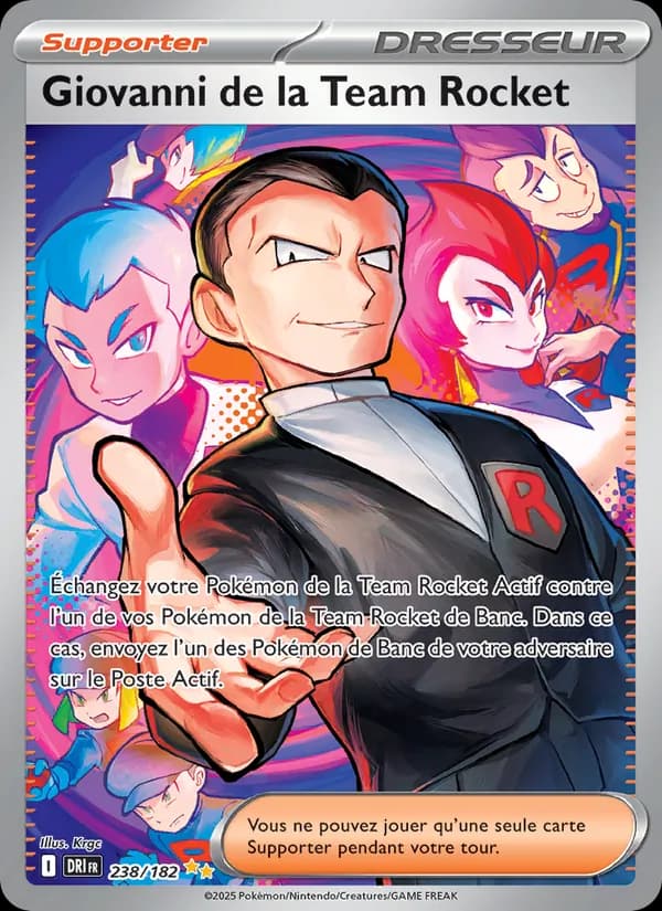 Giovanni de la Team Rocket 238 — Rivalités Destinées