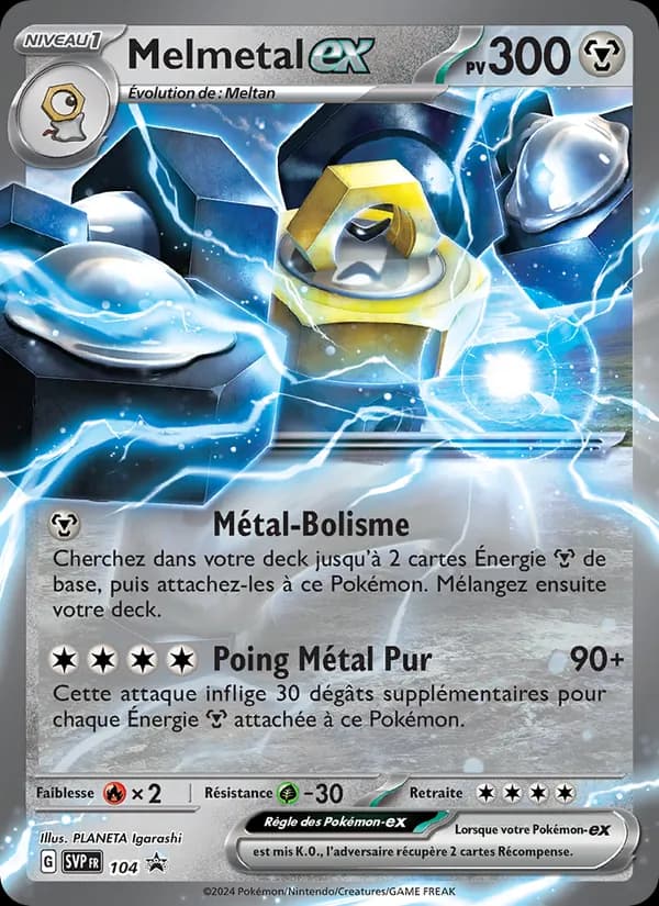 Melmetal-ex 104 — SVP Black Star Promos